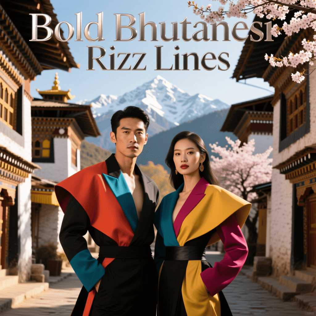 Bold Bhutanese Rizz Lines