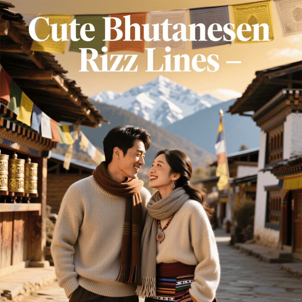 Cute Bhutanese Rizz Lines