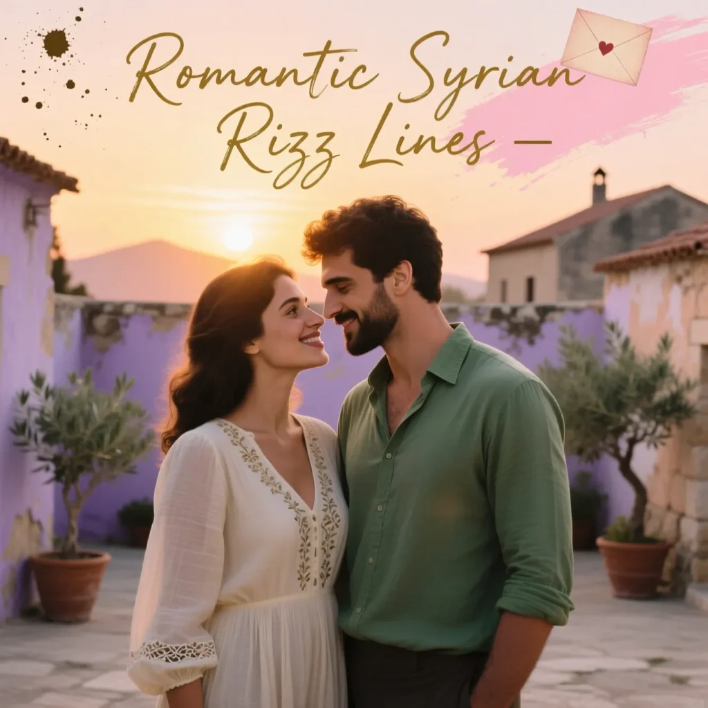 Romantic Syrian Rizz Lines