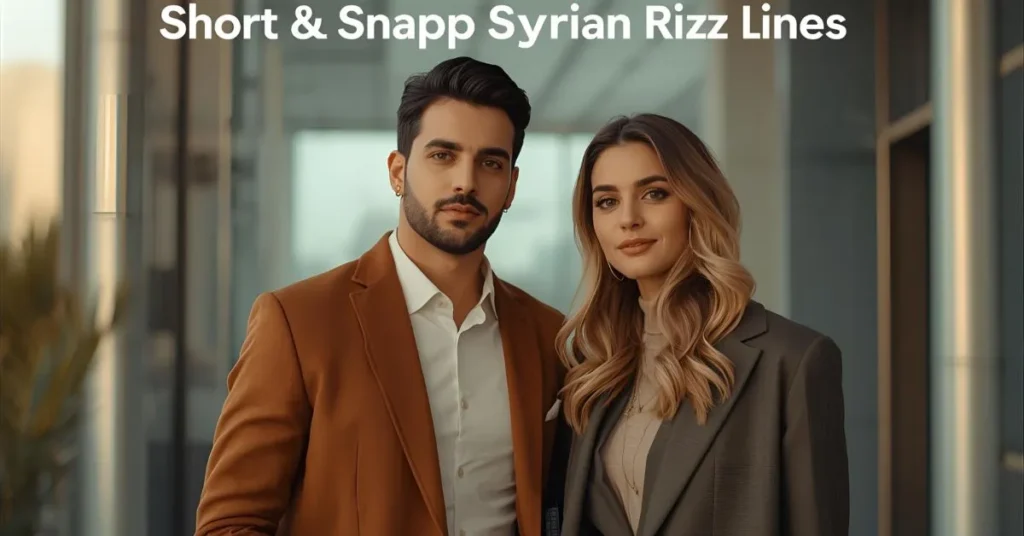 Short & Snappy Syrian Rizz Lines