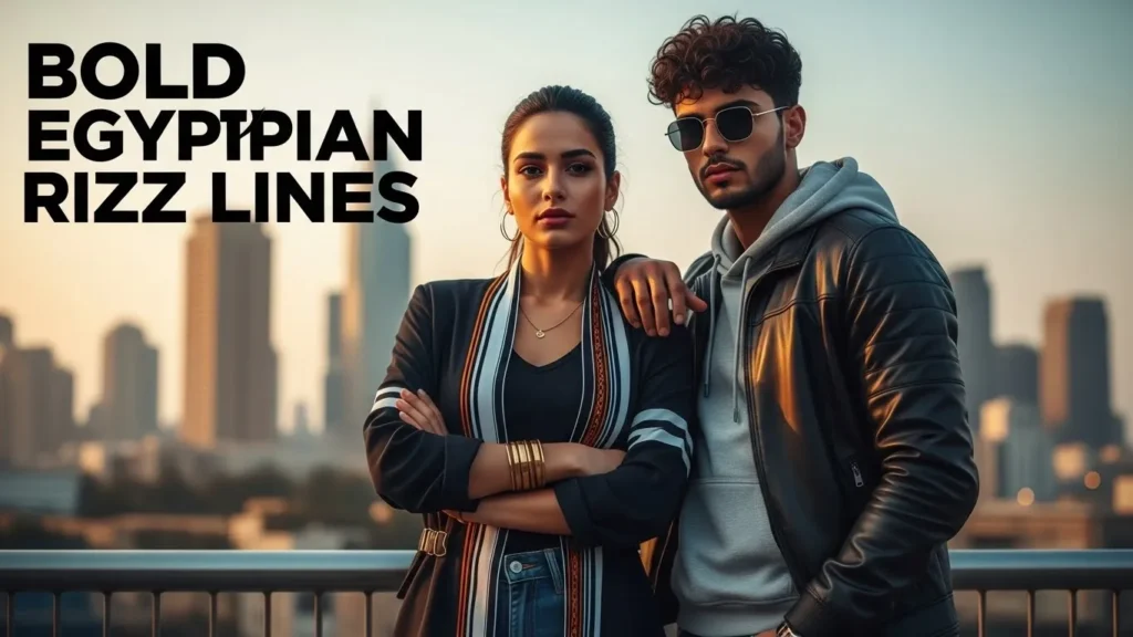 Bold Egyptian Rizz Lines