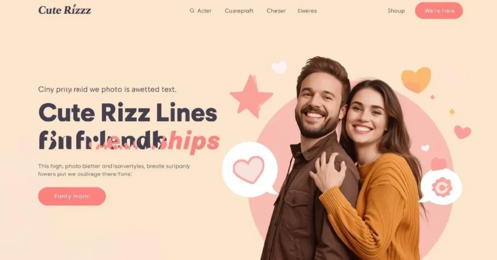 Cute Rizz Lines for Friendships