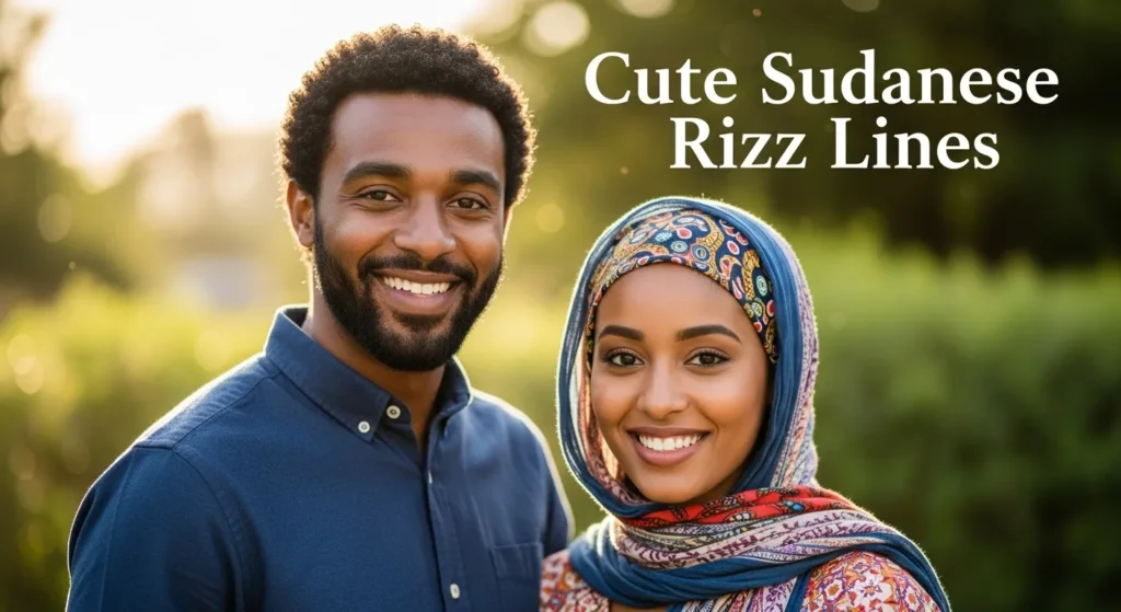 Cute Sudanese Rizz Lines