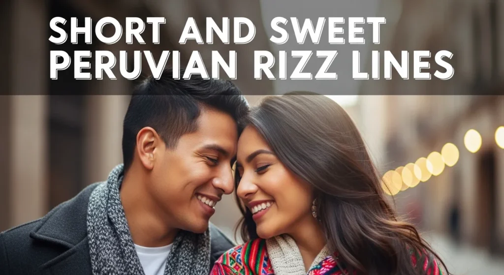 Short and Sweet Peruvian Rizz Lines