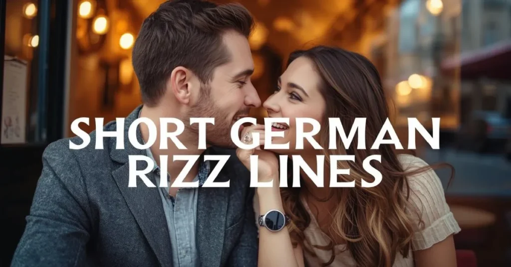 Short German Rizz Lines