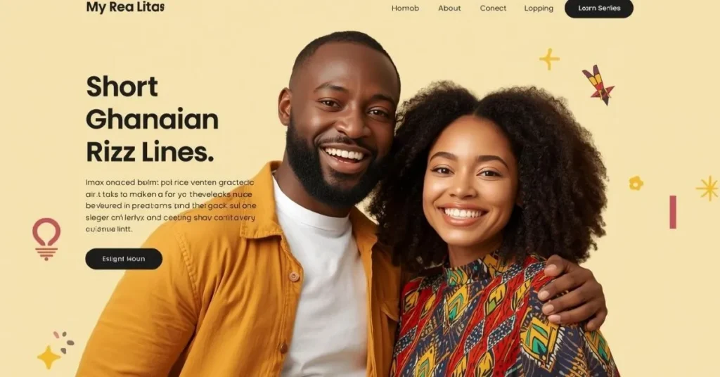 Short Ghanaian Rizz Lines