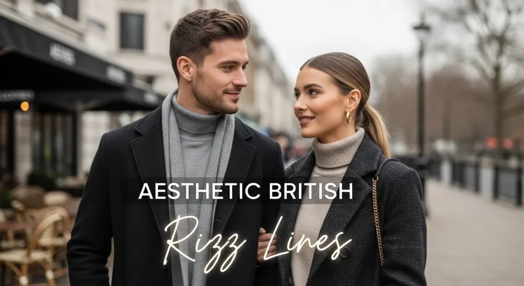 Aesthetic British Rizz Lines