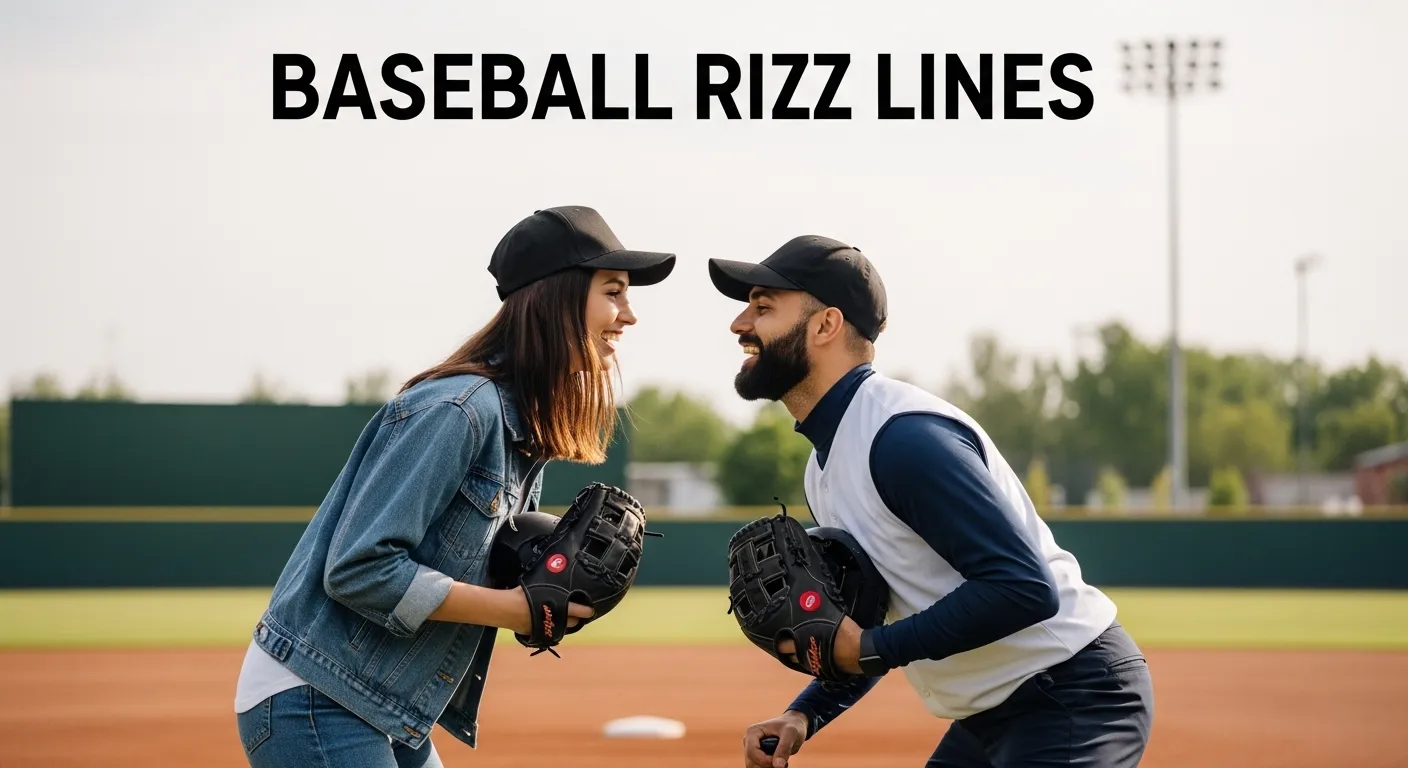 Cute Baseball Rizz Lines