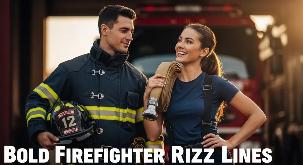 Bold Firefighter Rizz Lines
