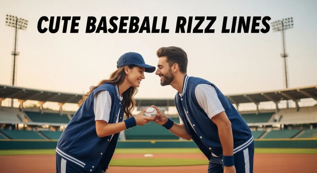 Cute Baseball Rizz Lines