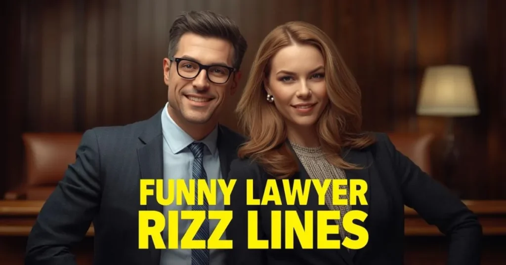 Funny Lawyer Rizz Lines