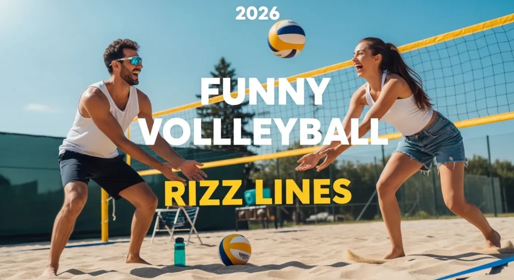 Funny Volleyball Rizz Lines