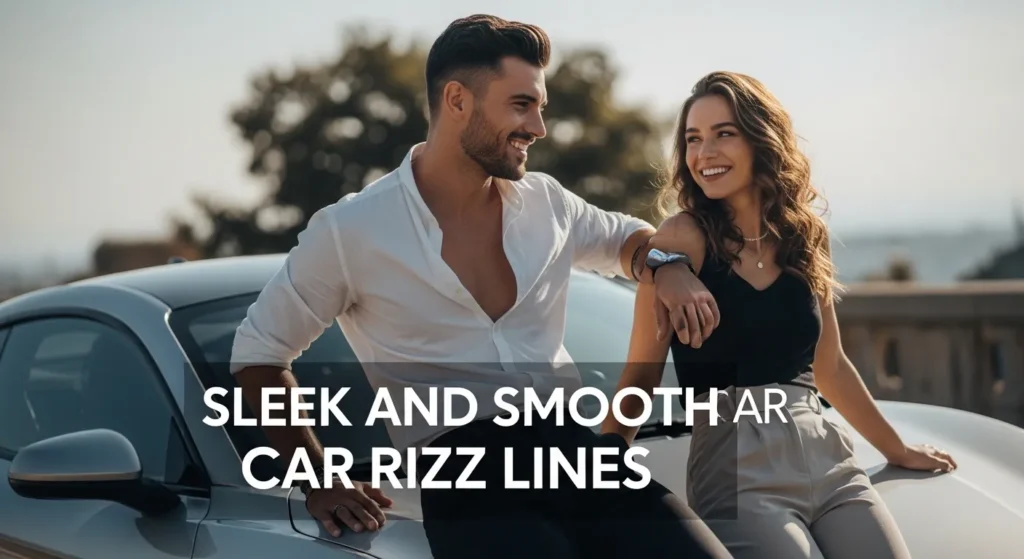 Sleek and Smooth Car Rizz Lines